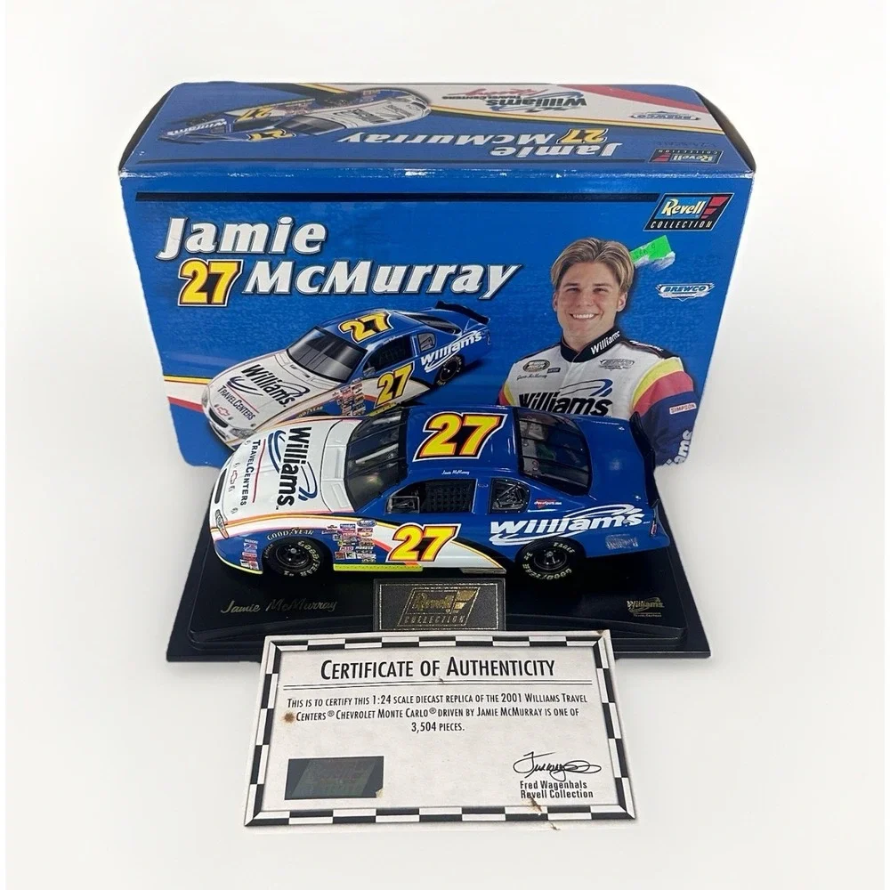 Jamie McMurray #27 Williams 1 of 3054 Monte Carlo Chevy 2001 Revell Diecast 1:24